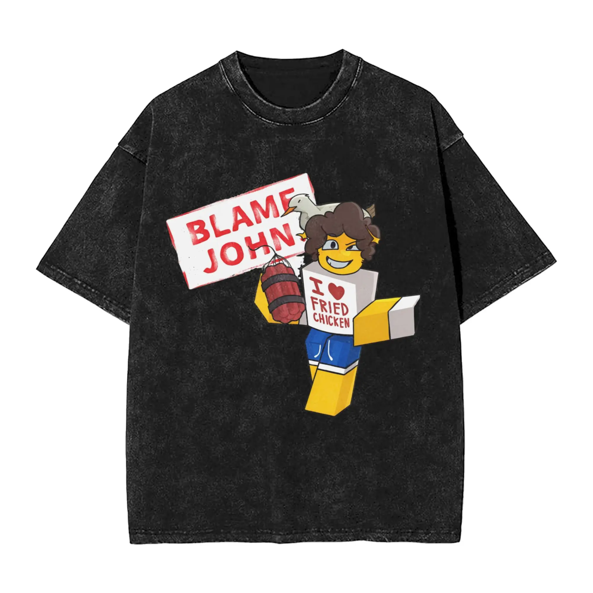 

Мужская потертая футболка Blame John Forsaken Shedletsky, уличная хлопковая футболка, летние футболки в стиле Харадзюку с круглым вырезом, дизайнерские топы большого размера