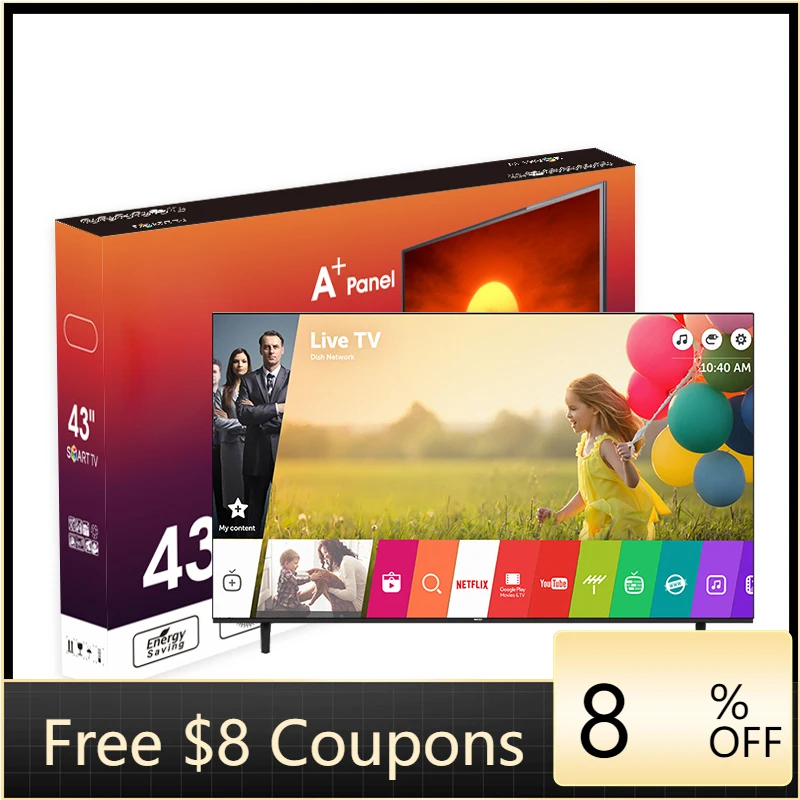 

XMSJ Weier Factory Дешевые 32 40 43 50 55 58 65-дюймовый Smart Android LED TV UHD Телевизор с плоским экраном 4K Smart TV
