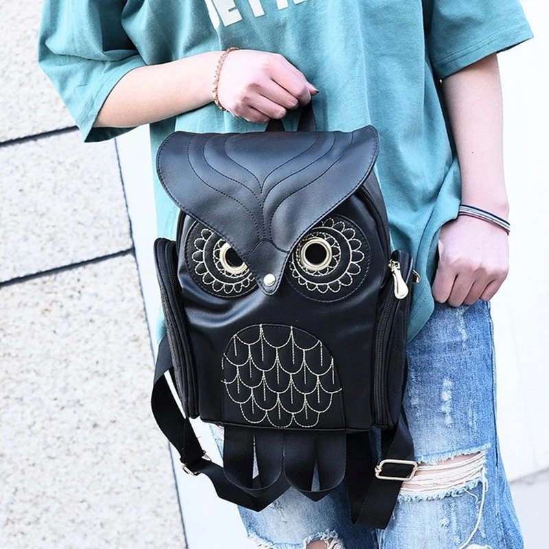 Cute Owl Fashion Backpacks Cartoon Owl Women Backpack Softback School Bags Teenage Backpacks Shoulder Bags