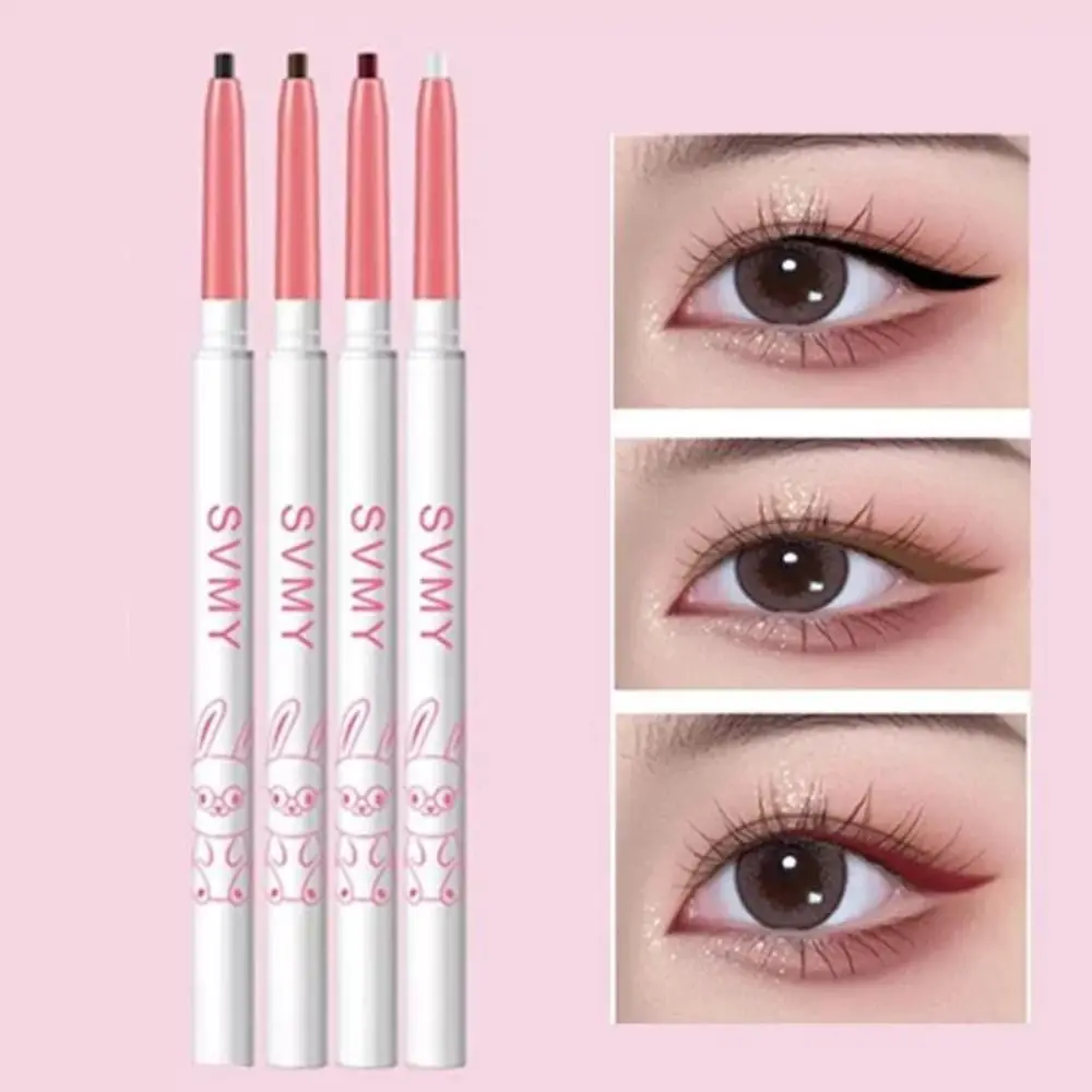 Pencil Cosmetics Natural Waterproof with Sharpener Eye Liner Pen Lying Silkworm Pencil Eyeliner Gel Pencil Eye Makeup Tool