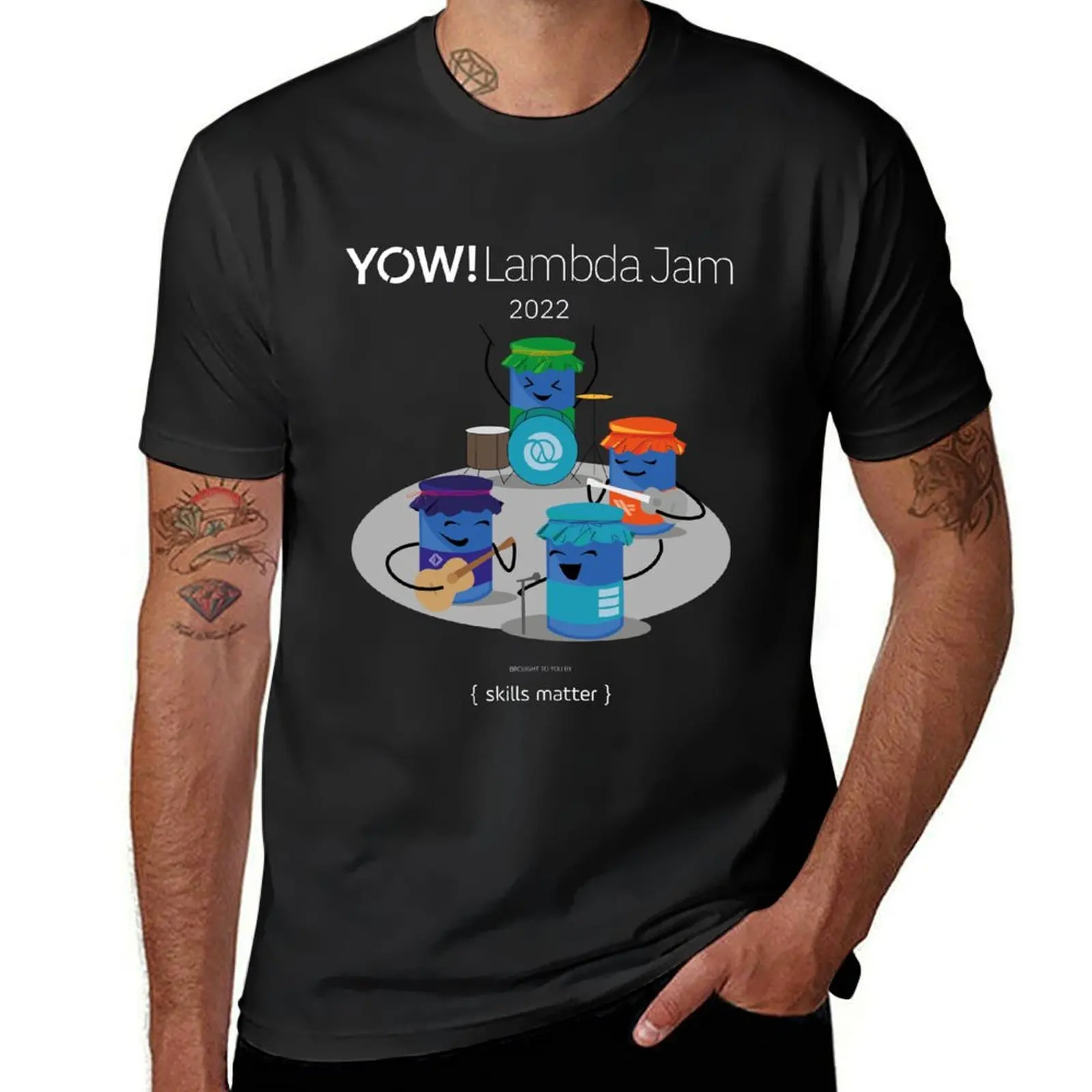 

YOW! Lambda Jam 2022 T-Shirt funnys vintage clothes mens graphic t-shirts anime