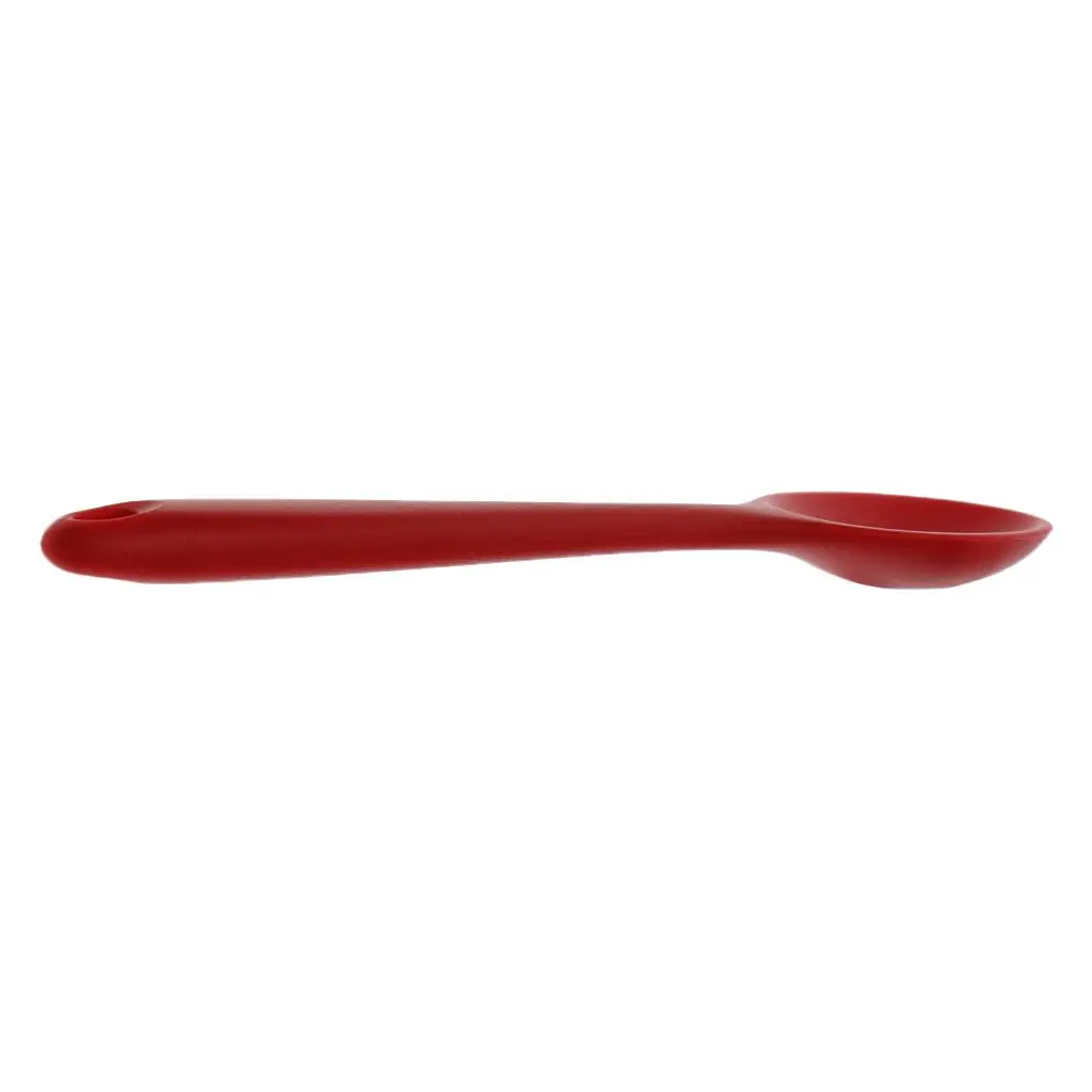 Nonstick Silicone Table Dinner Spoon Food Grade Ladle Creative Kitchen Utensil for Easy Cooking and Serving