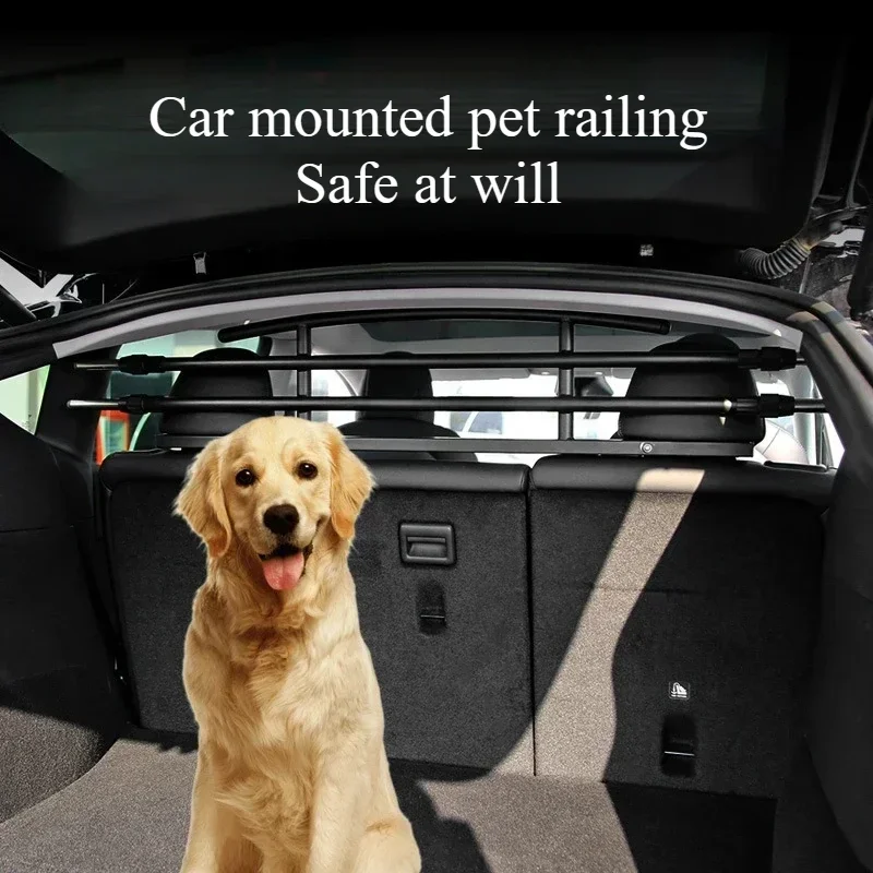 Car Trunk Pet Railing for Tesla Model Y Rear Seat Pet Fence Dog Car Barrier Trunk on-board Pet Railing Car Accessories 2021-2024