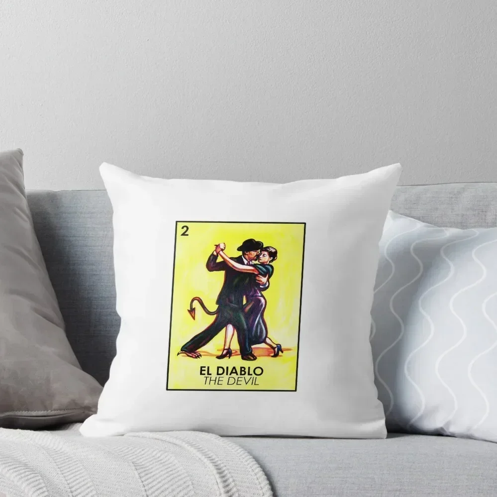 El Diablo - The Devil - Loteria Throw Pillow Cushions For Children Plaid Sofa bed pillows pillow