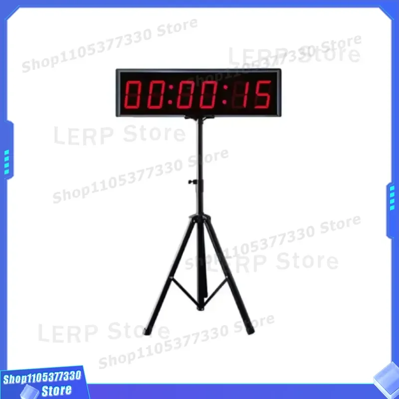 1.8 Inch Digital LED Timer Single Sided Display Fitness Running Countdown Millisecond Race Clock with Start Button for Gym
