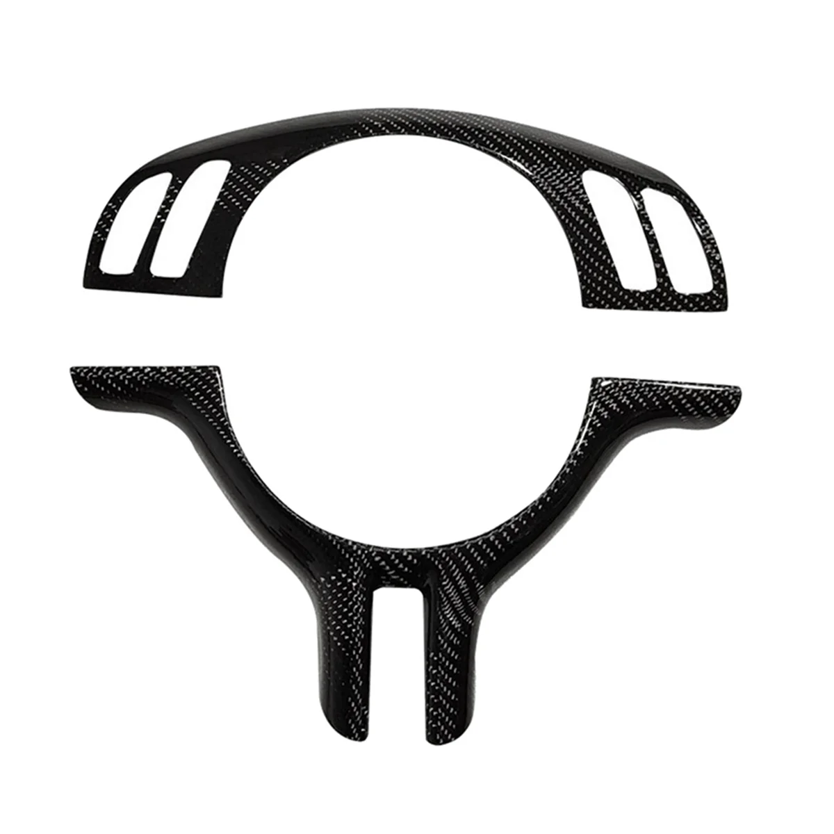 

Carbon Fiber Car Steering Wheel Frame Trim for-BMW 3 Series E46