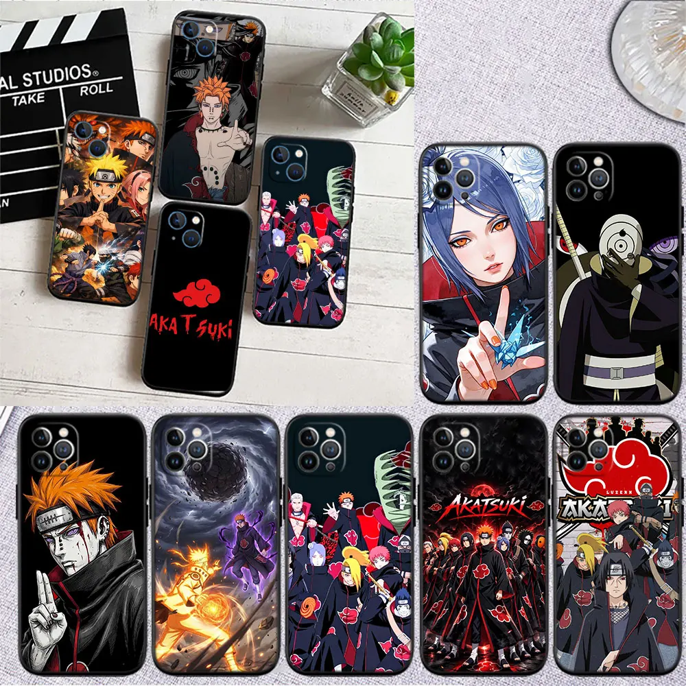 KH45 Naruto Akatsuki Case for Samsung M06 M15 M16 M35 M55 M56 A36 A42 A50 A50S A51 A52 A32 A33 A05 A05S A06 A16 A20