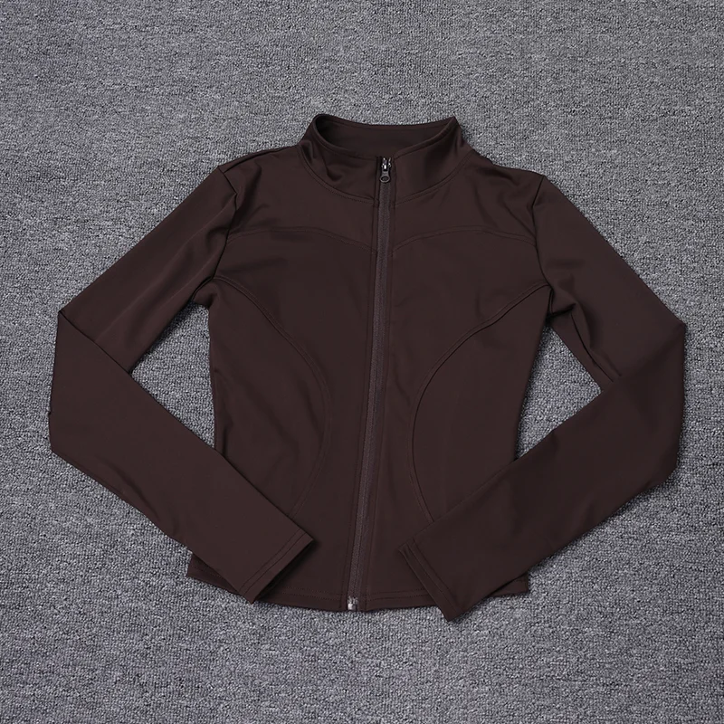 Veste de Sport pour femmes, chemise à manches longues, manteau d'entraînement, vêtements d'entraînement, de Yoga