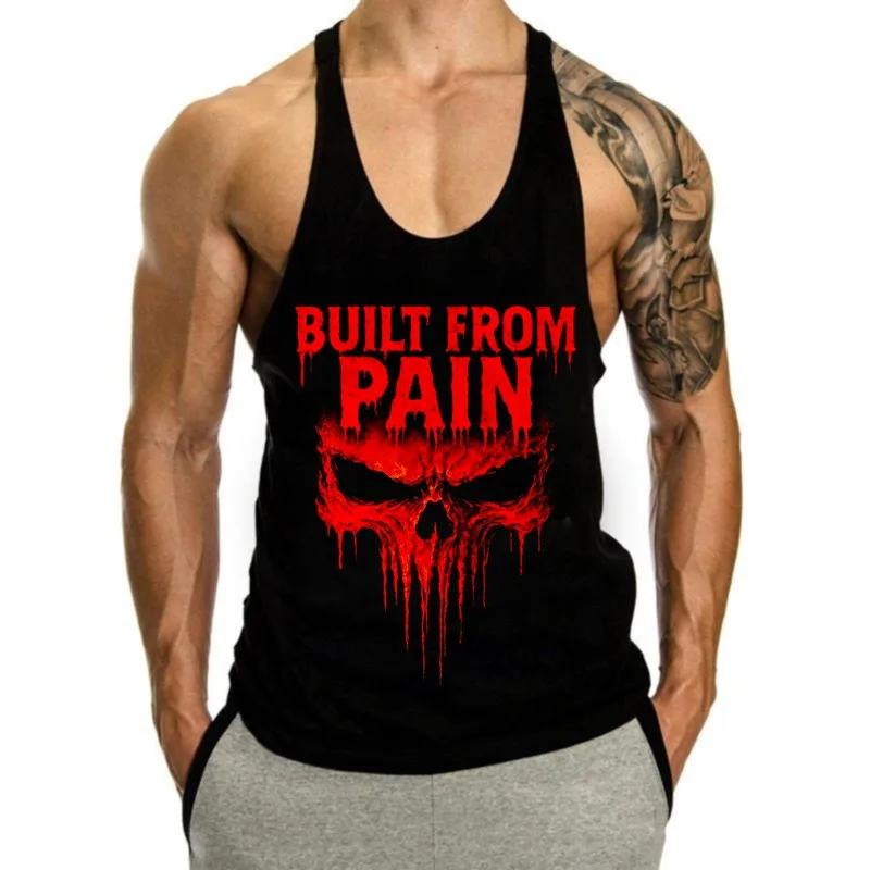 Men’S Summer Tank Tops 100％ Cotton Breathable I-Shaped Vest…