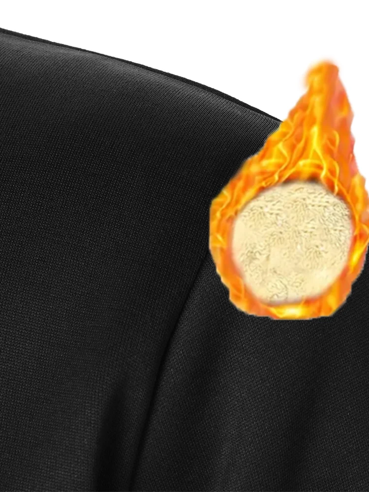 Cashmere round neck men's winter thick cashmere under a warm cashmere