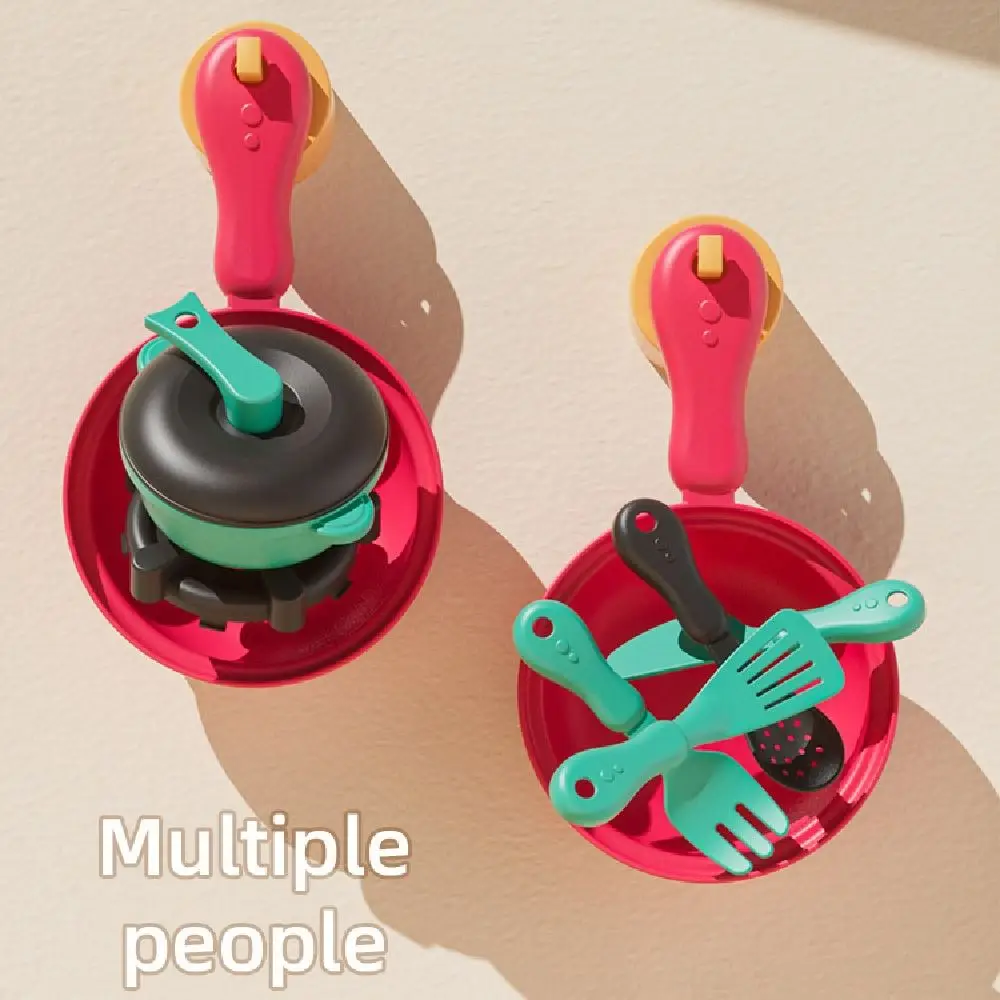 Simulation créative cuisine jouer jouets coloré bricolage semblant cuisson interactif légumes service à thé de l'après-midi semblant jouer