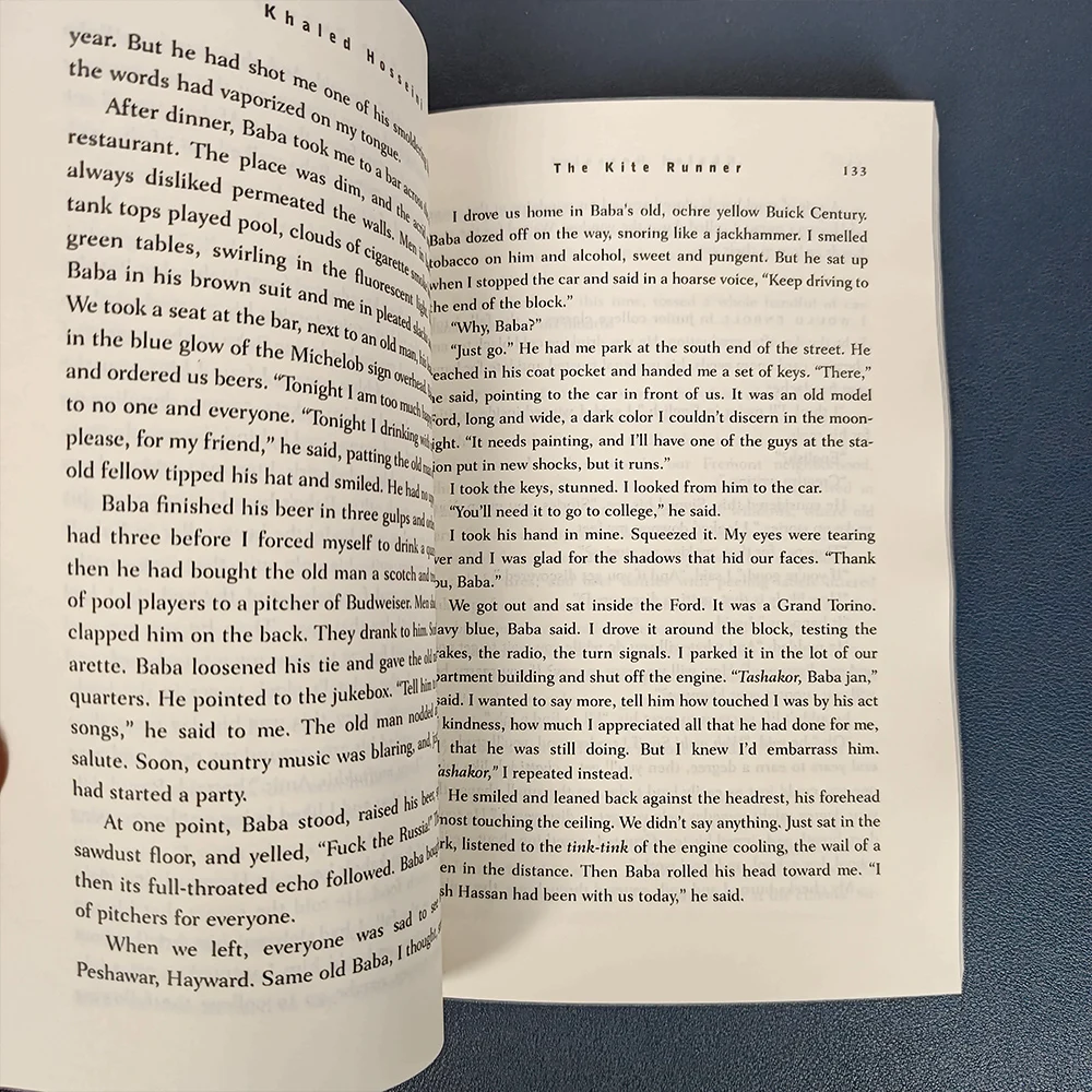 the Kite Runner English Novel book