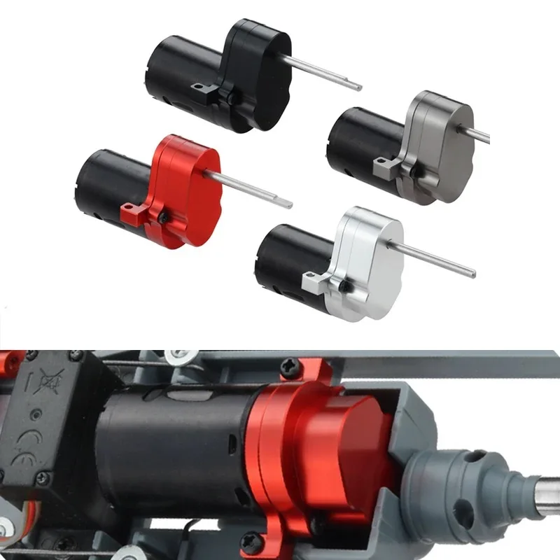 

Metal Gearbox With 370 Brushed Motor For WPL D12 1/10 RC Car Upgrade Parts