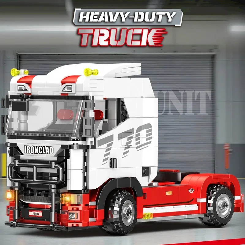 

Конструктор «Грузовик-тягач» из серии «Инженерная техника»: развивающий набор для сборки модели тягача с полуприцепом, игрушка-подарок