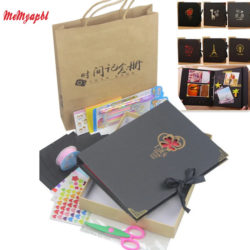 Creative Sticky DIY Photo Album Free Accesorry Polariod Album Handmade Graffiti Scrapbooking Of Instax Fujifilm Photocard Holder