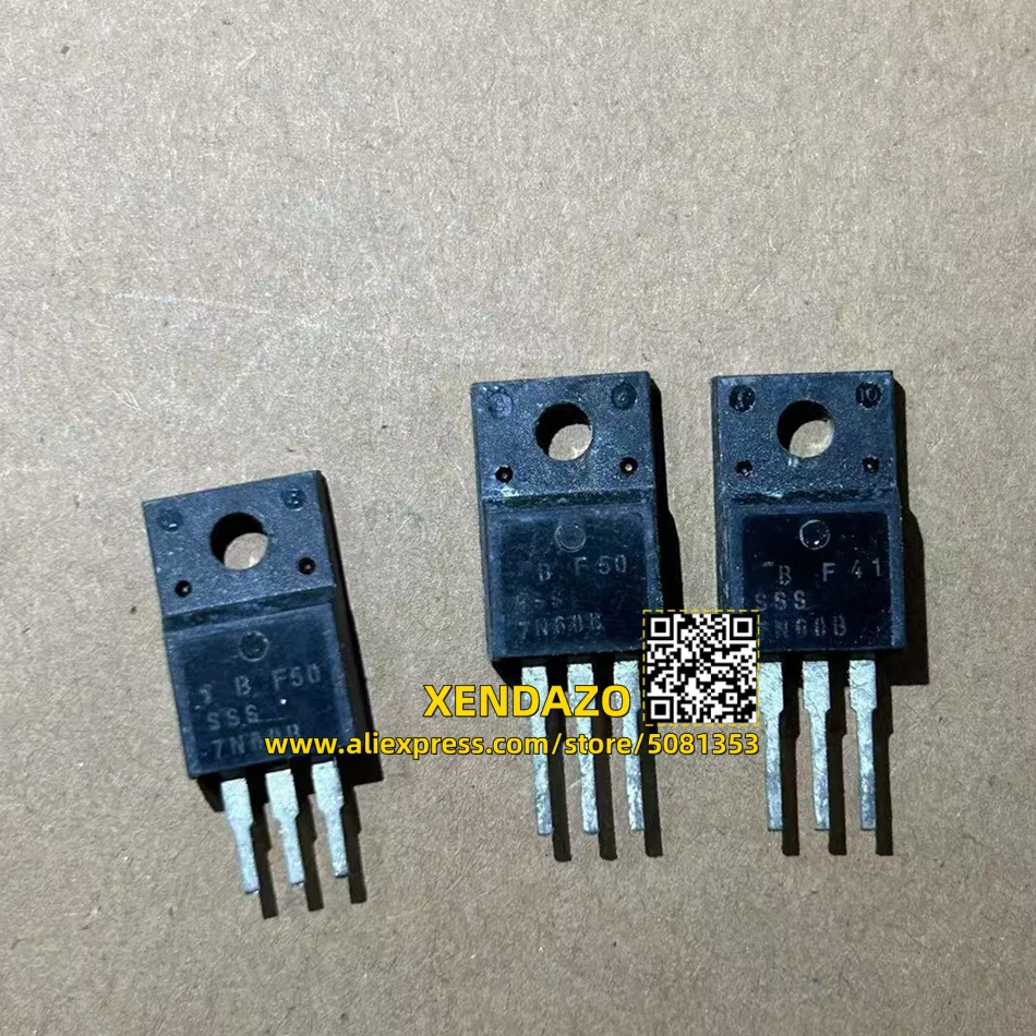 10pcs/lot SSS7N60B SSS7N60A FQPF7N60 MOSFET N-CH 600V 4.3A TO220F