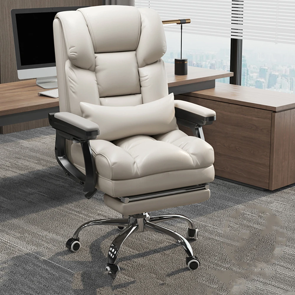 

Modern Armrest Office Chair Ergonomic Lumbar Relax Comfy Gaming Chair Luxury Swivel Chaise Ergonomique Bureau Bedroom Furniture