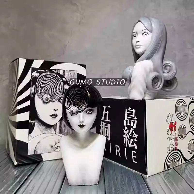 Authentic Unbox Junji Ito Figure Horror Manga Maelstrom Kurotani Artichoke Bust Ghost Horror Comic Collection Model Figurine