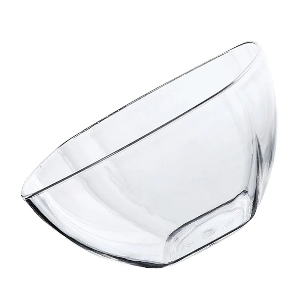 

Large Capacity Salad Bowl Acrylic Vegetable Bowls Smooth Surface Easy Clean Resistant Fall Transparent Design Safe Use Kitchen