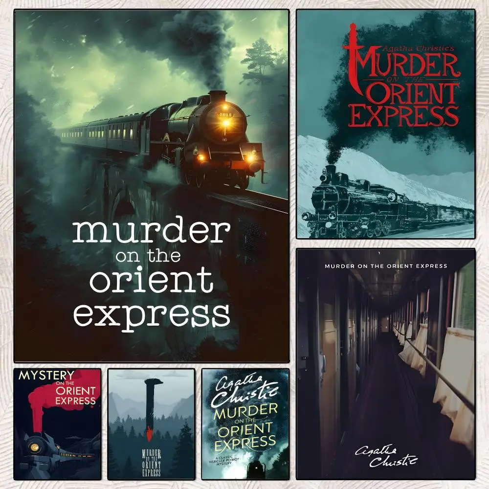 Movie M-Murder On The Orient Express Poster Decorative Wall Art Stickers Mural For Home Living Room Hallway Decor Gift