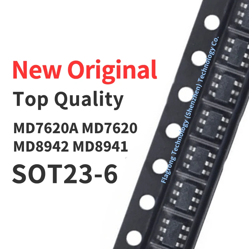 100 Pieces MD7620A MD7620 MD8942 MD8941 SOT23-6 Chip IC New Original