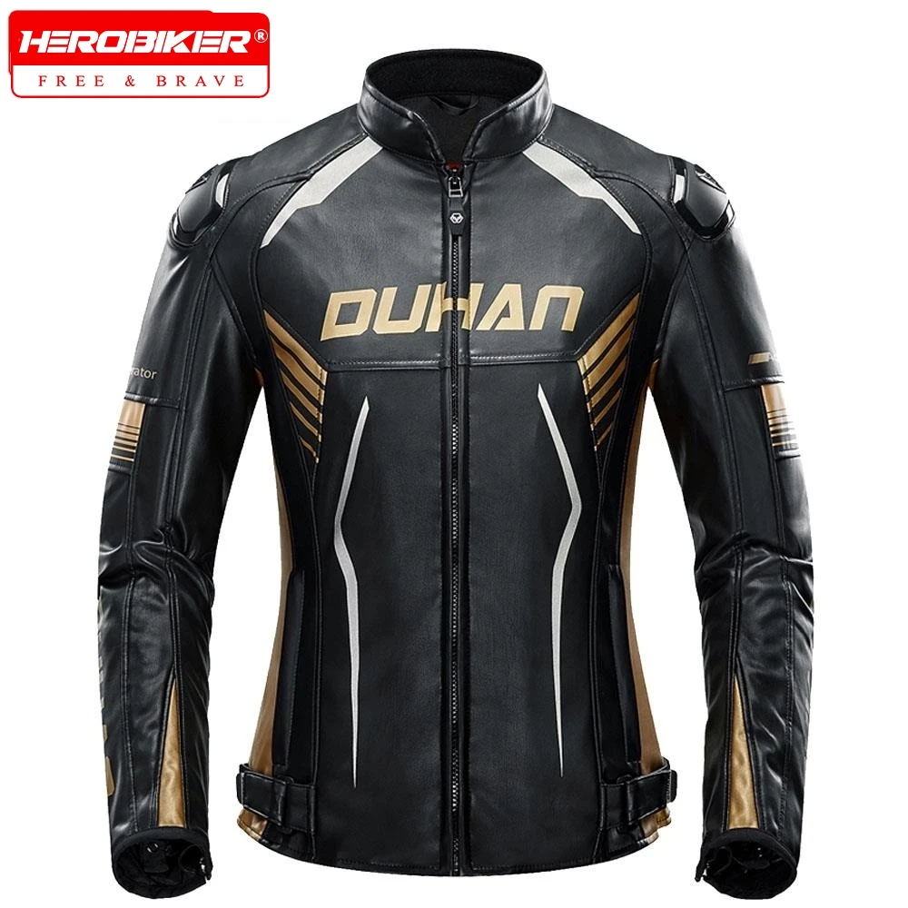 

Motorcycle Jacket Men Women Four Seasons Motocross Jacket Moto Protector Riding Jacket Waterproof Windproof Moto Chaqueta
