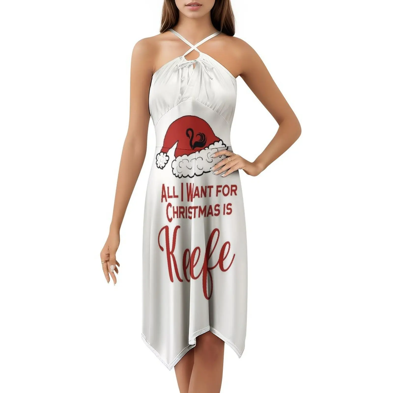 Kotlc Fan Keefe Sencen المشجعين حارس الكثير المدن المرأة الهيب هوب الشارع الشهير فستان جرافيك طباعة ملابس للنادي شانون #5