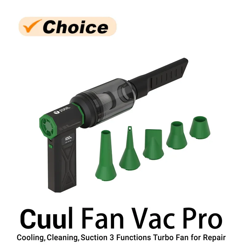 

2UUL DA97 DA970 Портативный турбовентилятор 3 в 1 для ремонта мобильных телефонов, пылесоса, быстрое охлаждение, быстросохнущий вентилятор Cuul Pro