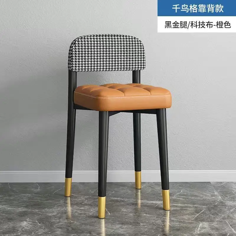 50cm high home stool Soft bag, comfortable seating surface, bedroom dressing stool Simple dressing stool in bedroom