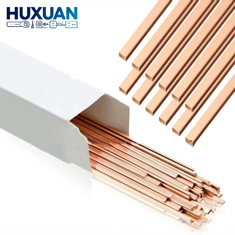 Phosphor Copper Welding Rods No Solder Powder Needed Self-Fluxing Welder Wires for Refrigeration Pipe Repair Jobs