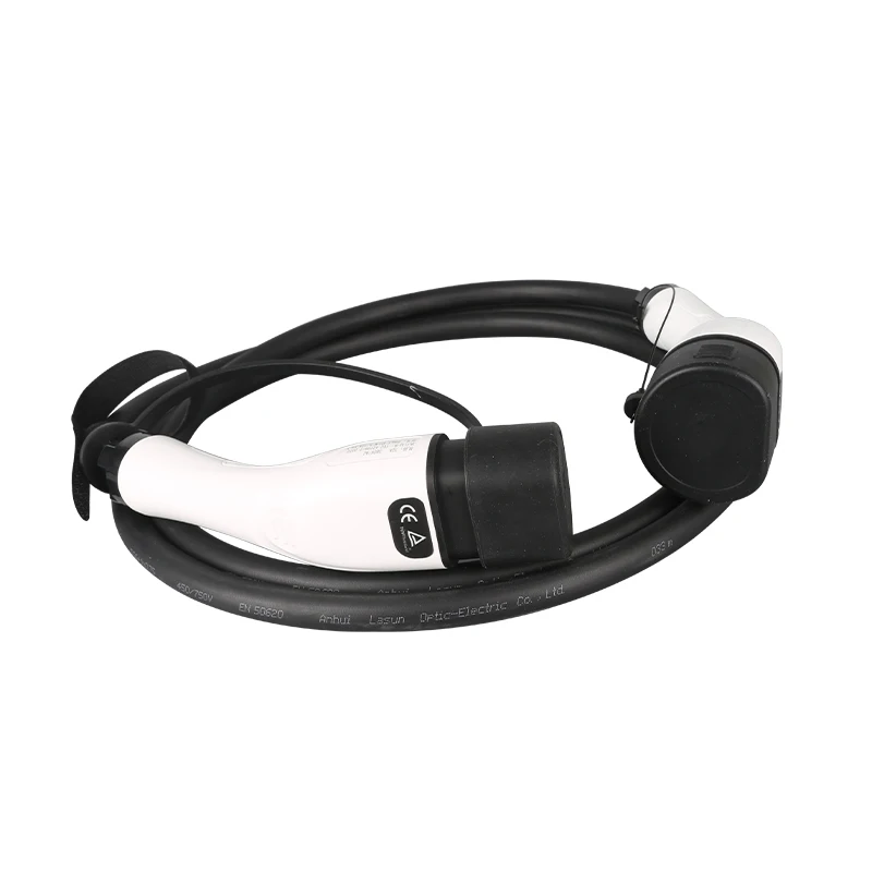 EU Standard EV Charging Gun 16A/32A Single/Three Phase Double-headed New Energy Vehicle Charging Cable