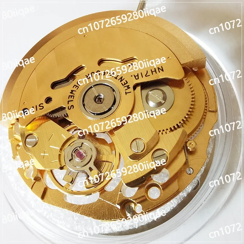 SII NH71A gold skeleton movement Japanese genuine automatic self-winding mechanism modified watch 24 gems NH71 SII NH71