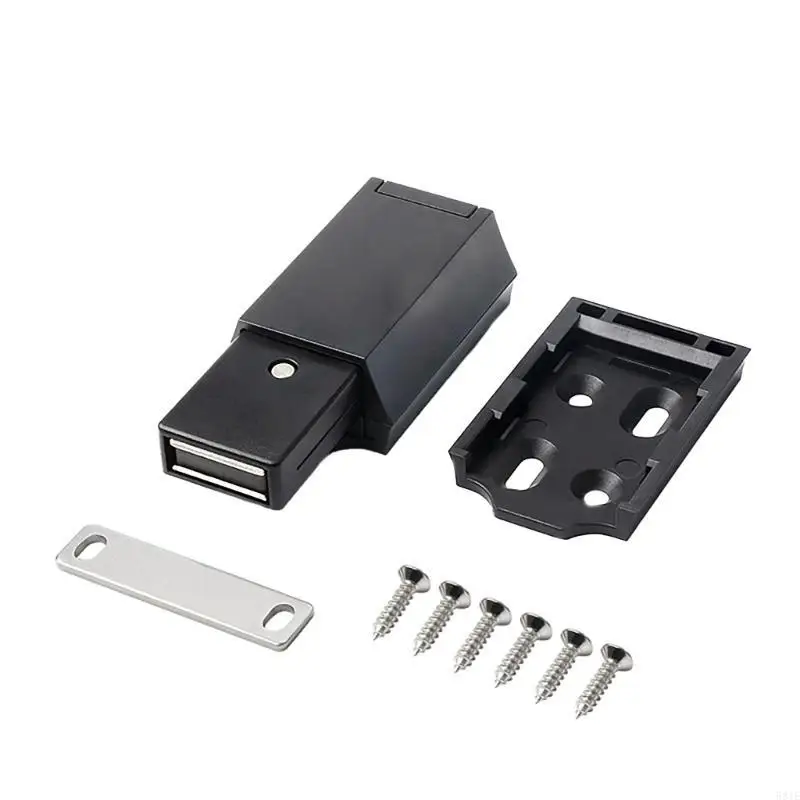 581E Multipurpose Push to Open Cabinet Hardwares for Without Knob Kitchens Supplies and Minimalists Interiors