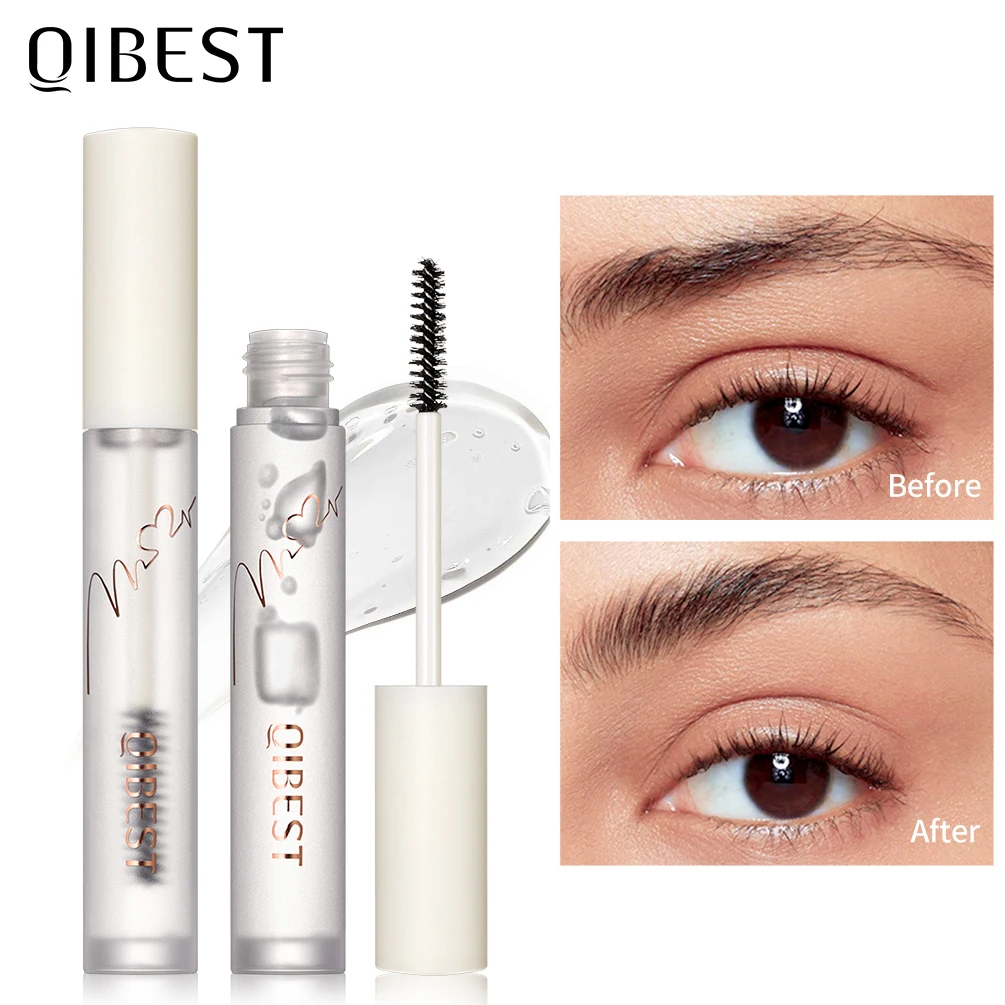 QIBEST Gel transparente para estilismo de cejas forma duradera Natural impermeable tridimensional hidratante Gel para cejas cera jabón para cejas