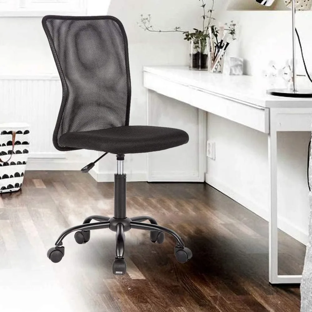 

Office Chair Ergonomic Desk Chair Mid-Back Mesh Adjustable Height Computer Chair with Lumbar Support and Armrest Executive Arbit