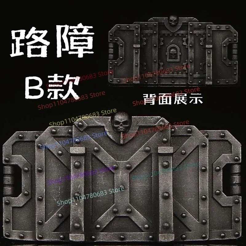 Building Block Army Flag Shield Bunker Accessories Mini Figure Assembly Model Decoration Anime Game Themed Decorative Toy Gift