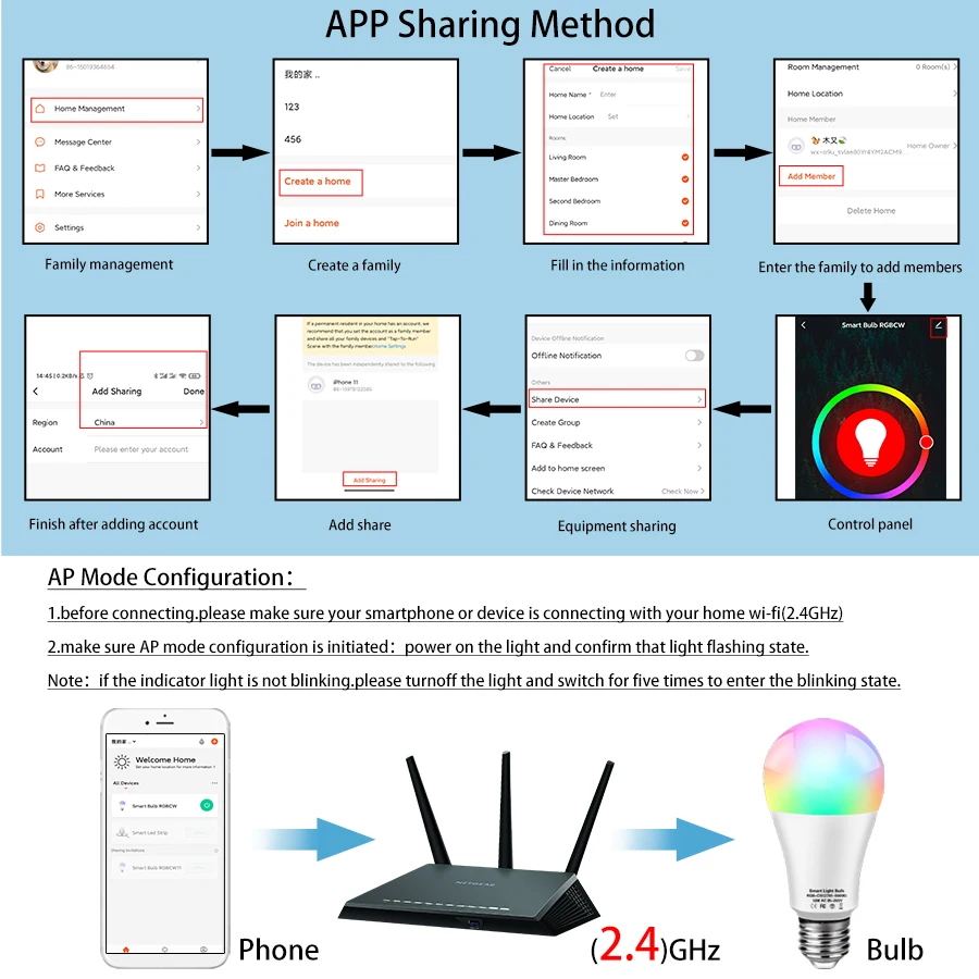 Imagem -06 - Lâmpada Led Tuya Smart Wifi Controle de Voz Operação de Aplicativo Funciona com Alexa Google Home E27 85265v 12w 15w 18w