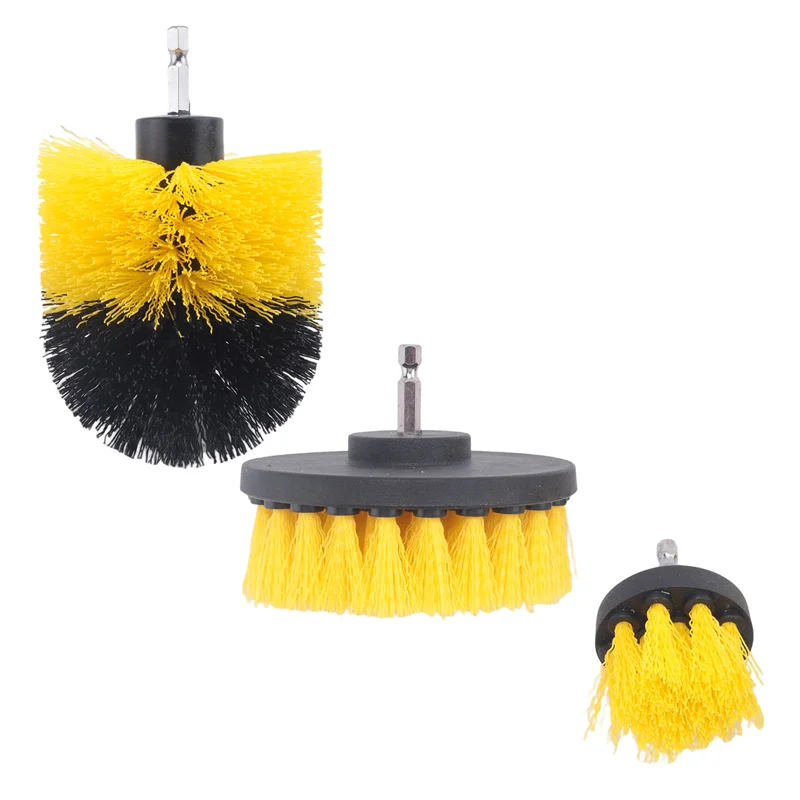 

A76K 3 шт. электрическая дрель-щетка для затирки плитки, скребок для чистки ванны, комбинированный инструмент для электроинструментов