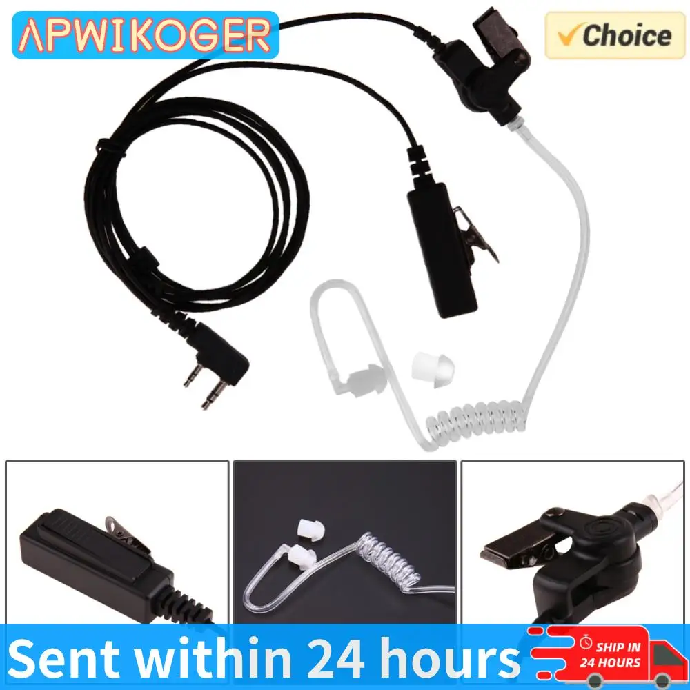 1/2PCS Air Sound Tube Earphone Ptt Microphone Earphone Anti-Radiation Interphone Earphone for Motorola Seal Dp Earphone