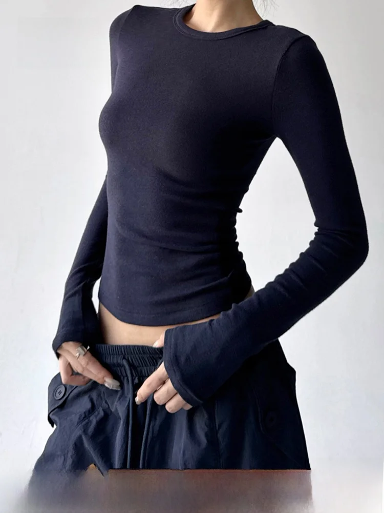 

NZNB Classic Design Long Sve Women's Slim Fit Base irt Inner Wear Top Tight Base Layer Autumn Winter New Sle oulder ...