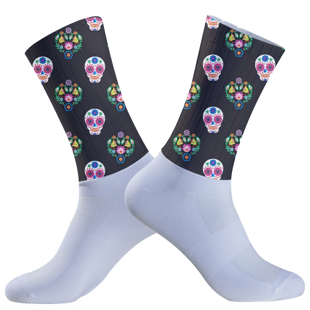 Chaussettes de sport à séchage rapide pour hommes et femmes, chaussettes de sport à tube, chaussettes de cyclisme, chaussettes de course à pied, chaussettes à intervalles moyens