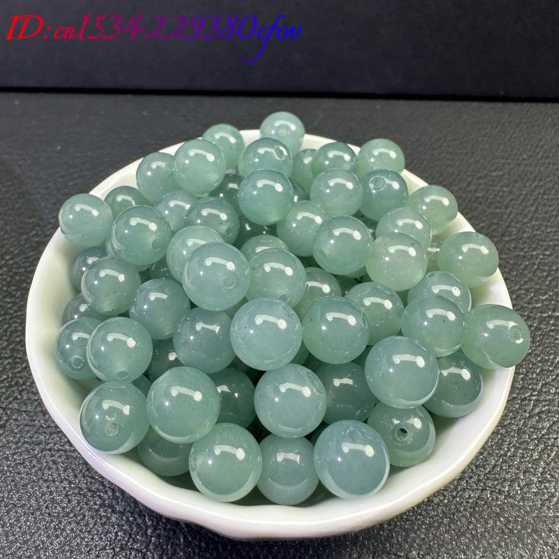 Natural Multiple colors available Jade Beads DIY Bracelet Bangle Charm Jadeite Jewellery Accessories Amulet Gift Customized - Image 4