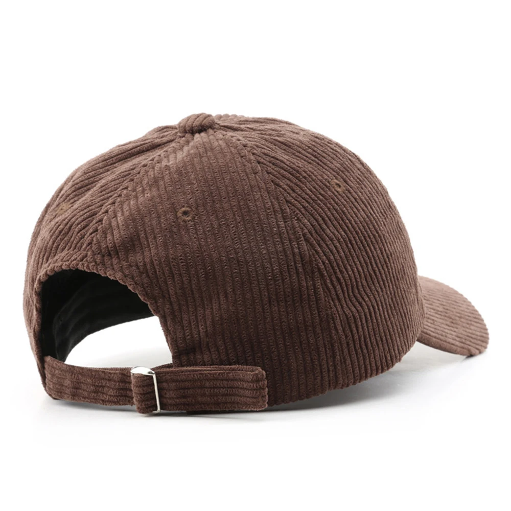 FS Winter Warm Brand Baseball Cap Brown Black Big Letter A Women Corduroy Hats Snapback Hip Hop Face Cap For Men Bone 2023