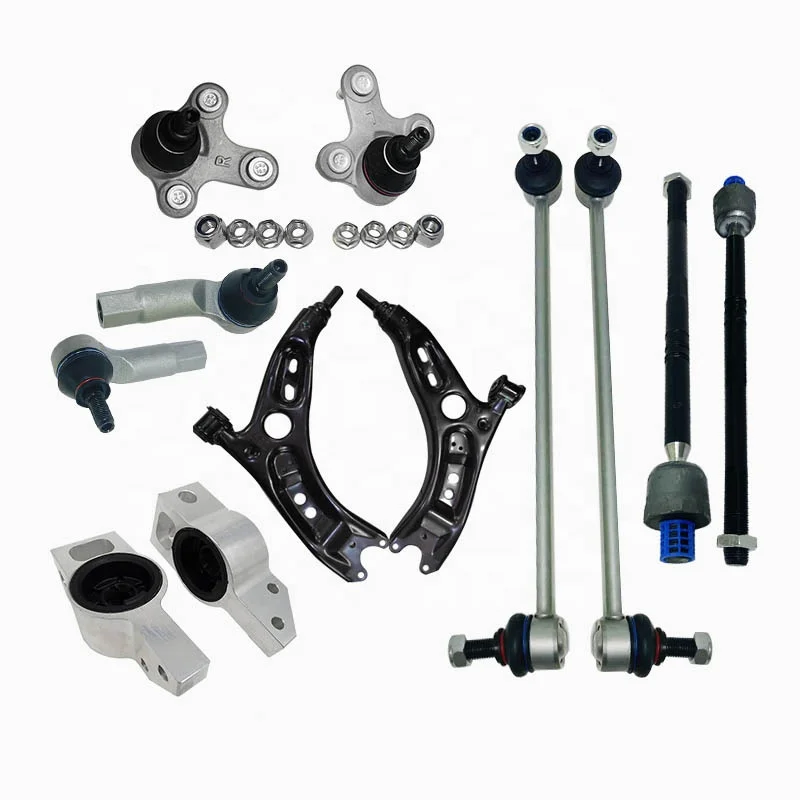 

For Audi A3 Q3 Seat WV JETTA GOLF PASSAT TIGUAN 1K0423811 Hot Sale Car Suspension System Front Control Arm 12 Pieces Set