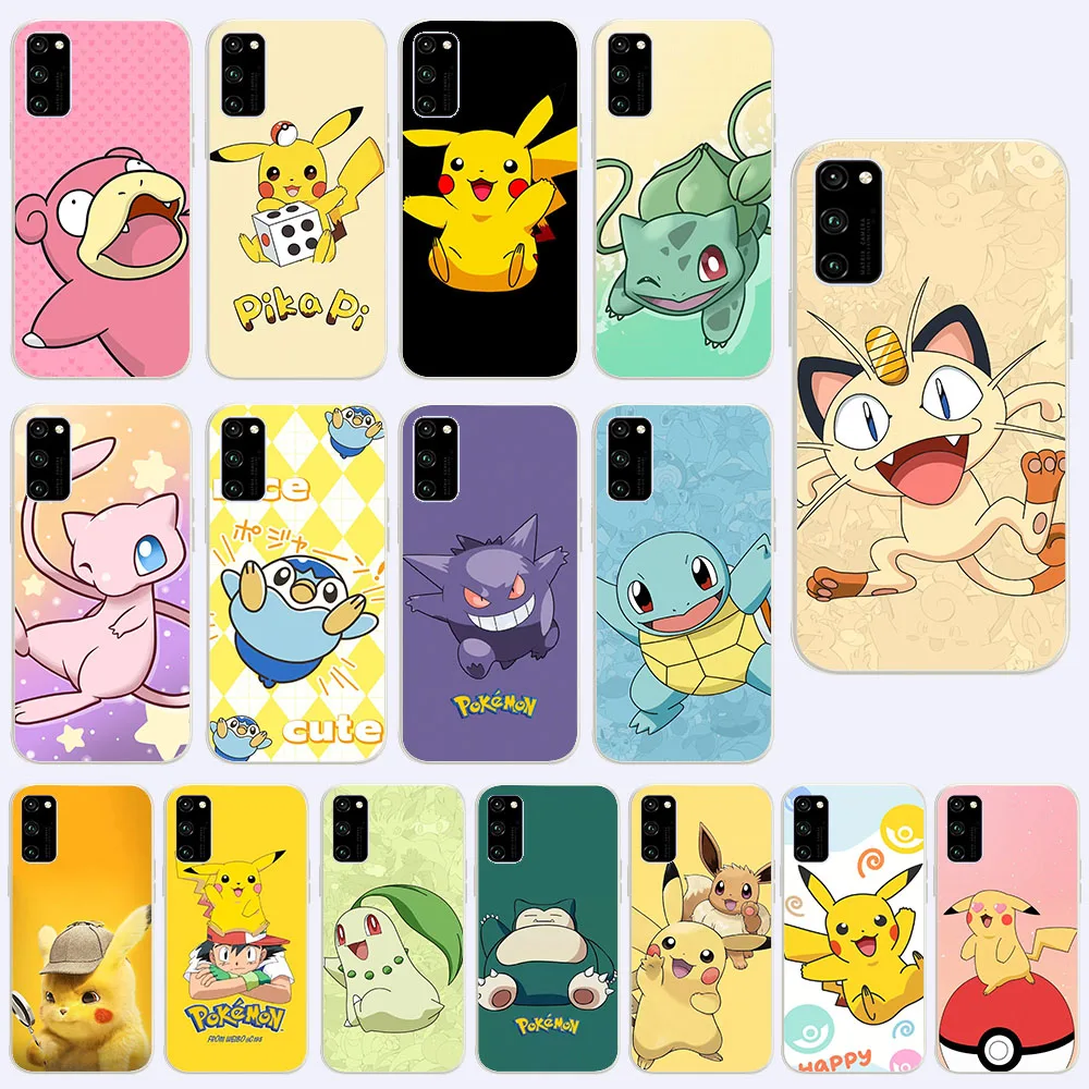 Soft Silicone Case For iPhone 5 5S 6 6S 7 8 X XS XR SE Max Plus MK-15 Cute Pokemon