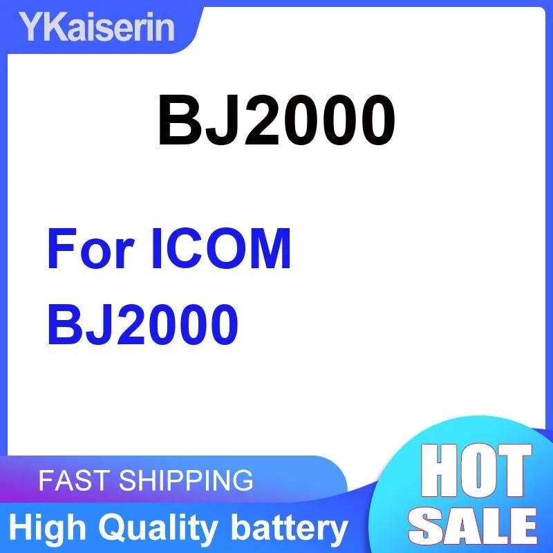 Для Icom BJ2000 двусторонняя радиосвязь батареи быстрая зарядка безопасная и надежная 2000 мАч