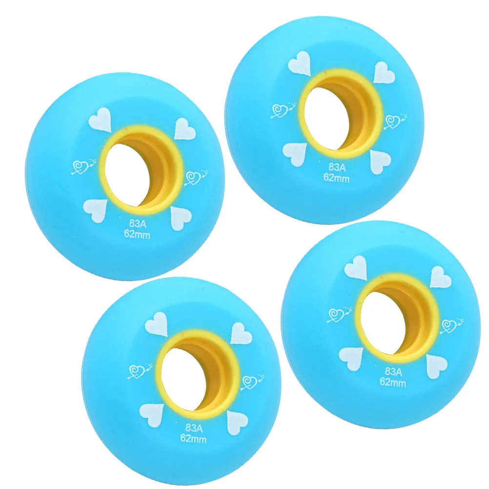 

4Pcs Skate Wheels Replacement for Roller Skates Premium Rubber Wheels Small Lightweight Sturdy Long-Lasting Performance Skating