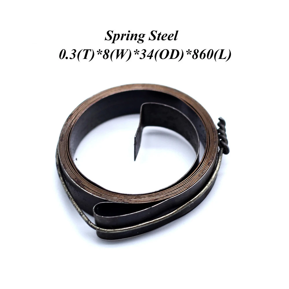 Custom wholesale thickness 0.3mm spring constant force spring flat coil spring