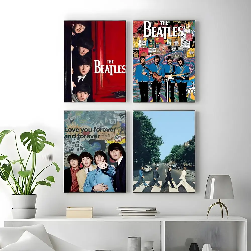 T-The Beatles Poster Poster High Quality Wall Art for Home Office Bedroom Living Room Perfect