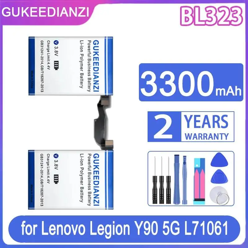 

Стабильная батарея для мобильного телефона 3300 мАч BL323, легкая, для Lenovo Legion Y90 5G L71061